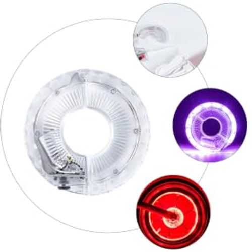 LED Wheel Light Waterproof Colorful Rim Light for Improved Visibility 1 Piece Set for Night Riding and Cycling Safety
