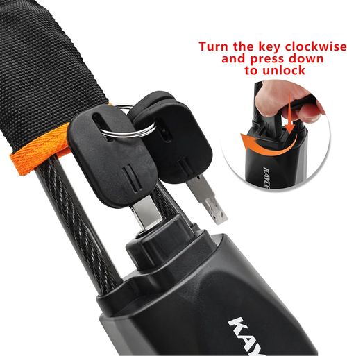 Car steering wheel lock, seat belt lock, anti-theft device, maximum length 17 inches, compact and lightweight, multi-functional, suitable for most vehicles, SUVs, golf cart security (black)