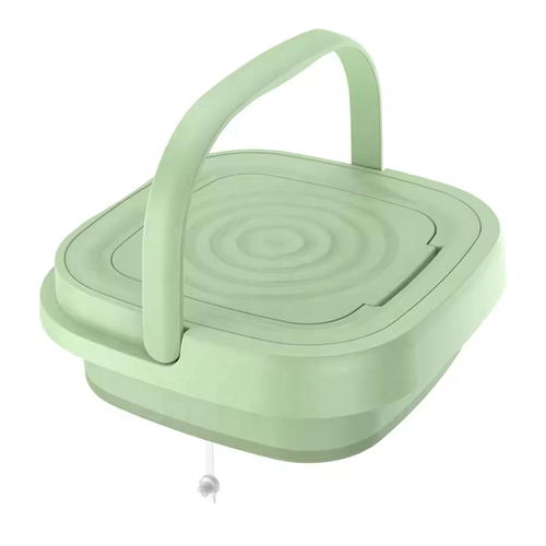 Revolutionize your laundry day with the Portable Foldable Mini Washing Machine! Blue-ray sterilization, three cleaning modes, all in one energy-efficient package. Perfect for small loads on the go!
