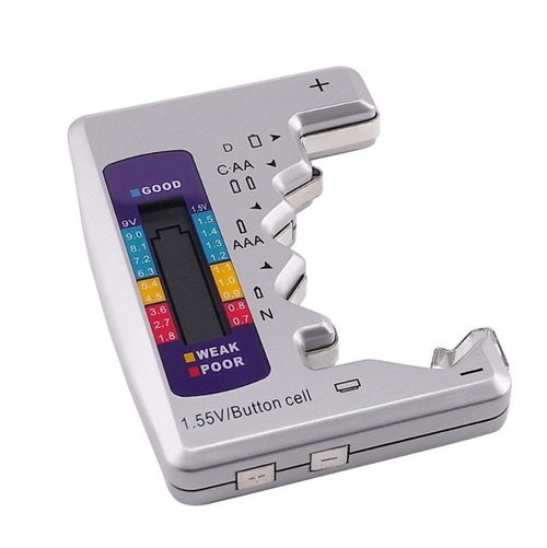 Portable Battery Capacity Indicator Compact Size Lithium Battery Level Tester Digital Display Battery Voltage Meter