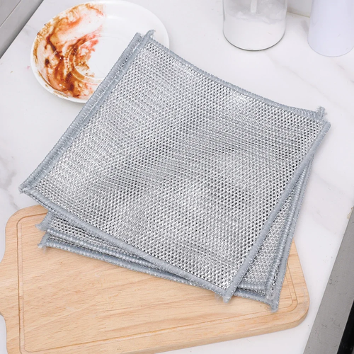 Click to see full view       HIC Kitchen Multi-Use Non-Scratch Wire Cleaning Cloths, Set of 20