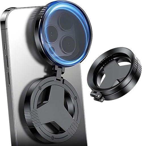 52mm CPL Mobile Phone Camera Filter - Magnetic, Foldable, Extendable, Universal for Smartphones (iPhone, Samsung, Android) - Portable Photography AccessoryCompatible with all mobile phones, features a magnetic ring.