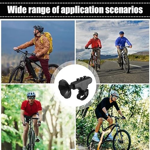 High-Decibel Electronic Bicycle Horn (Handlebar-Specific) — Waterproof Design — Adjustable Sound Modes — Suitable for Adult Bicycles (Cycling Accessory)