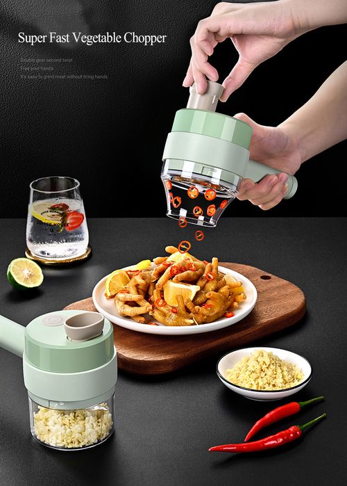 Durable Mini Rechargeable Food Processor Multifunctional Garlic Meat and Vegetable Blender PP Material Baby Food Supplement