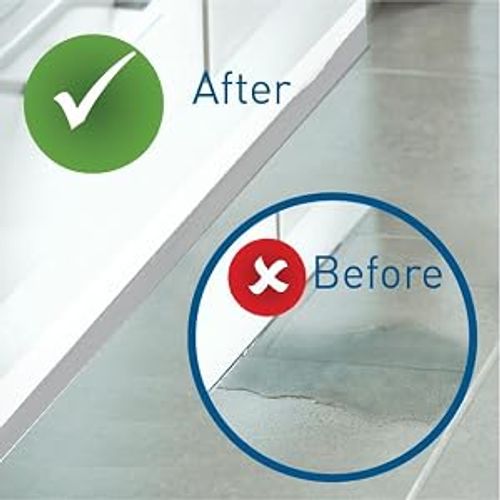 Door and Window Sealing Strip—Silicone seal for doors, windows, shower enclosures, etc.—(Transparent, Width: 35mm, Length: 30ft)