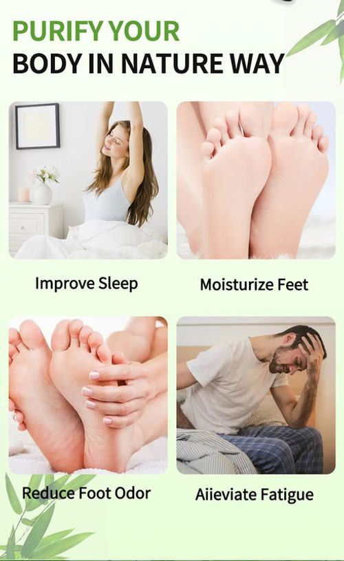Click to see full view Kinoki Foot Pads for Your Health Care – 10 Premium Natural Foot Patches – Adhesive Foot Pads for Foot Pain Relief – Eliminator Unpleasant Odors of Feet – Stick on Foot Pads