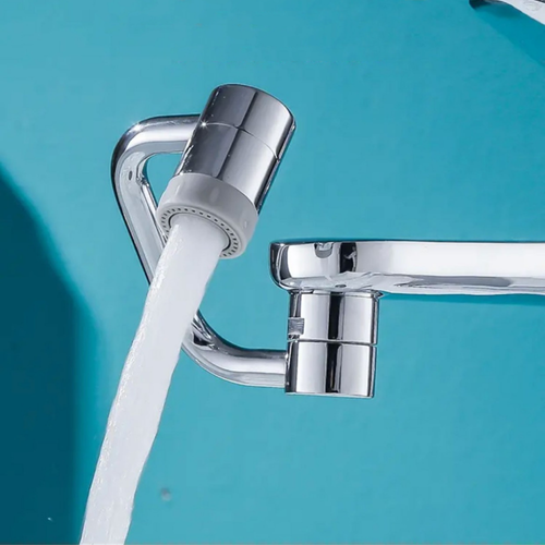 Rotate Swivel Faucet Aerator 1080 Degree Rotating Faucet Extender Faucet Aerator Bubbler Swivel Splash Filter Bathroom Washbasin Tap Extension Attachment for Kitchen and