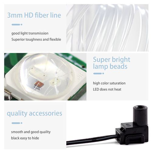 22 Modes 20 Colors 3M Car USB RGB LED Light Strip Interior Ambient Light Hand Control Invisible Fiber Optic Atmosphere Lamp