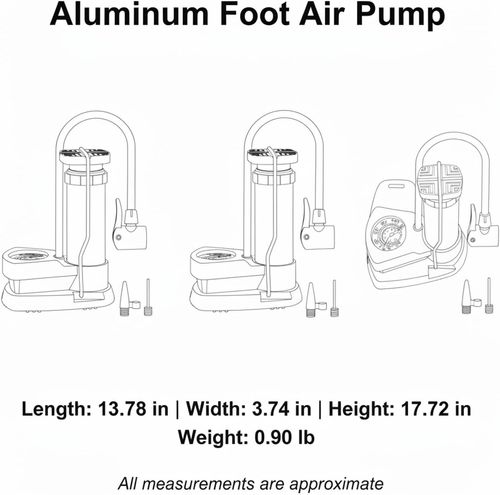 Bike Pump with Gauge Portable 160PSI Bicycle Pump Bike Pump 7 inch Bicycle Hand Pump Mini Bike Tire Pump Universal Floor Bike Pump for car, Motorcycle and Bike Black