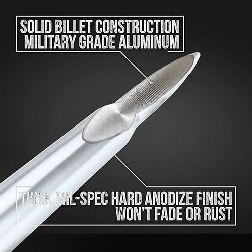 4.2-Inch Car Bullet Antenna — Universal-Fit, Thickened Aluminum Alloy Short Replacement Antenna (Silver) | .50 Caliber Pickup Bullet Antenna — Compatible with Ford, Short Replacement Antenna