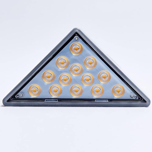 LED Solar Step Lights, Waterproof Outdoor Stair Lights, Porch Deck Lights Outdoor Decor Solar Decoration Lights for Yard, Patio, Garden,Warm Light