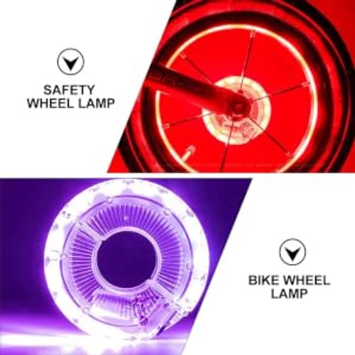 LED Wheel Light Waterproof Colorful Rim Light for Improved Visibility 1 Piece Set for Night Riding and Cycling Safety