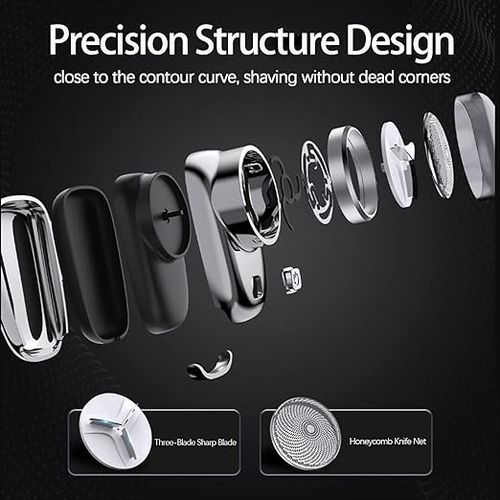 Mini Electric Shaver, 2026 New Pocket Size Electric Shavers for Men, Mini Portable Electrics Shaver, Rechargeable Easy One-Button, Powerful Waterproof Razor for Travel Office Business Trip