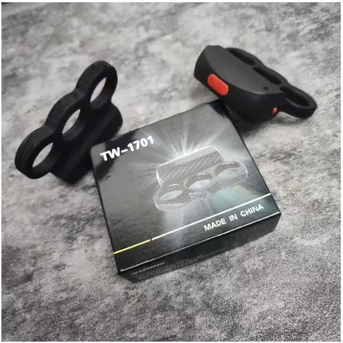 Knuckle Stun Ring  Battery Electric Guard Stun Ring with Switch Compact Stun Self Defense for Women and Men