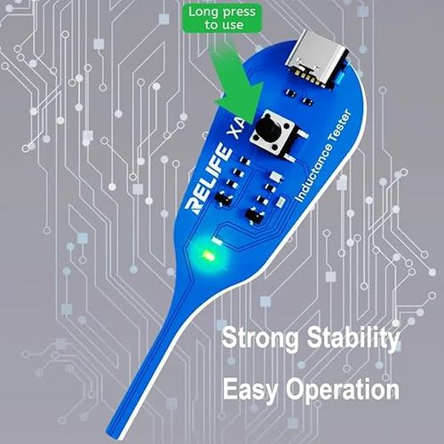Inductance Tester XA5 | Motherboard Coil Tester Electronic Circuit Board Inductor Detector for PC Phone Motherboard Repair Electromagnetic Induction Quick Fault Check Tool