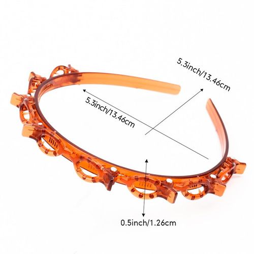 1 Pcs Bangs Hairstyle Hairpin Headband - Double Bangs Hairstyle Hairpin with Clips, Professional Weave Bangs Clip