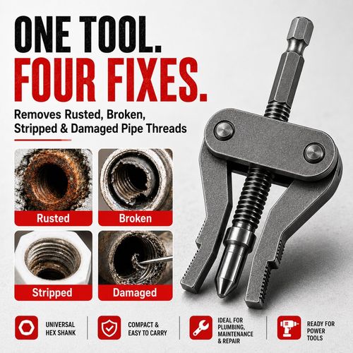 Broken Pipe Extractor Tool, Universal Broken Pipe Extractor