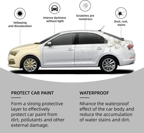 Titanium Ceramic Wax Cream, With Sponge | Highest Rated Car Wax,Car Wax Polish,Automotive Polish,Polish Vehicle Paint Care, Lasting Protection Mild Formula Polish