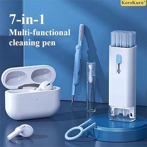 7-in-1 Electronic Cleaner Kit,Keyboard Cleaner,Laptop Cleaner Kit for Monitor, Cell Phone, Headset, Lego, Laptop Camera Lens(Blue)