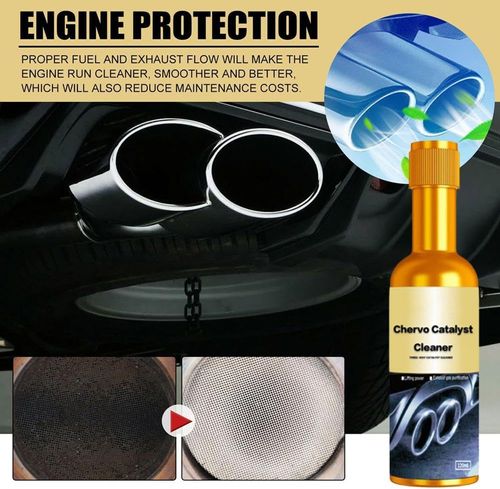 Engine System Cleaner - 120ml Oil System Stabilizer, Engine Cleaner Additive | Anti-Carbon Engine, Catalytic Converter & Engine, Powerful Deposit Remover for Motor Components