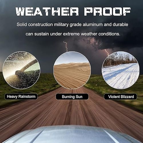 4.2-Inch Car Bullet Antenna — Universal-Fit, Thickened Aluminum Alloy Short Replacement Antenna (Silver) | .50 Caliber Pickup Bullet Antenna — Compatible with Ford, Short Replacement Antenna