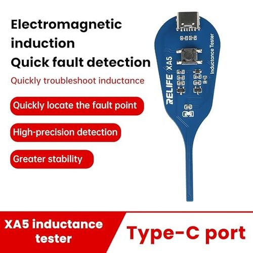 Inductance Tester XA5 | Motherboard Coil Tester Electronic Circuit Board Inductor Detector for PC Phone Motherboard Repair Electromagnetic Induction Quick Fault Check Tool