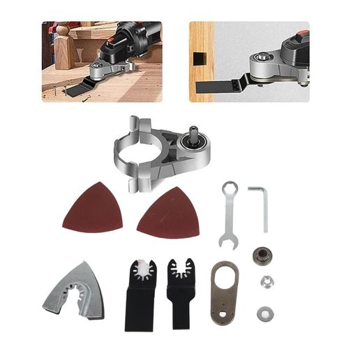 Angle Grinder Oscillating Adapter, Universal Head Adapter Metal Complete Angle Grinder Oscillating Adapter Tool Accessories （Angle grinder not included）