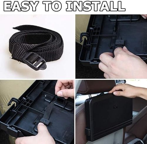 Multi-Functional Portable Foldable Car Seat Tray Desk - Car Vehicle Back Seat Tray Table - Stay Organized When on The Go