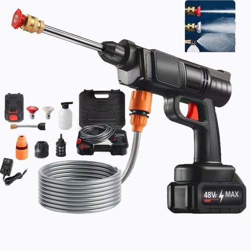 Cordless Pressure Washer Gun, Black