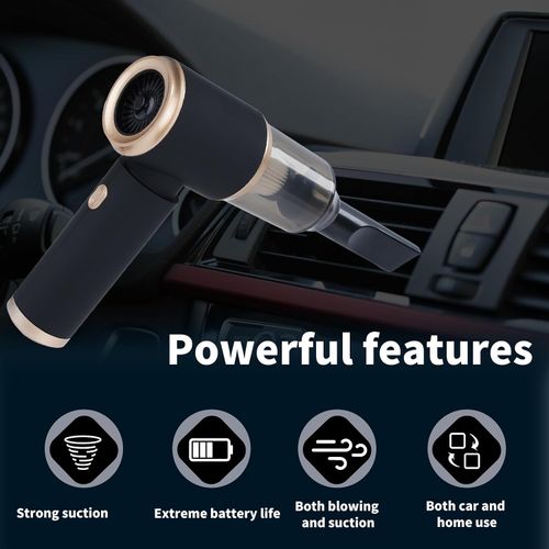 Car Vacuum Cleaner Strong Suction Cleaning Mini Machine Wireless Portable Handhled Blower Machine Air Duster for Home Appliances
