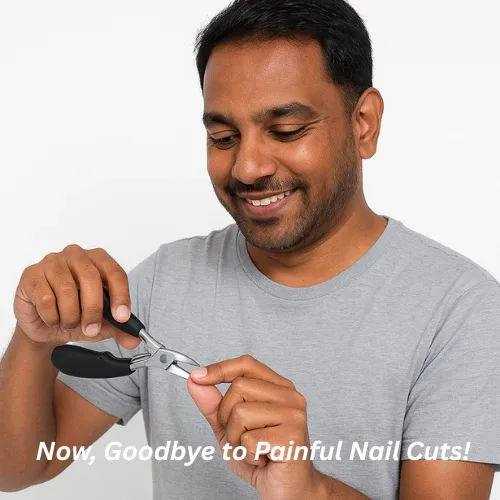 Professional Grade Concave Stainless Steel Nail Clippers for Thick Nails and Ingrown Toenails Sharp Curved Blade for Easy Trimmi