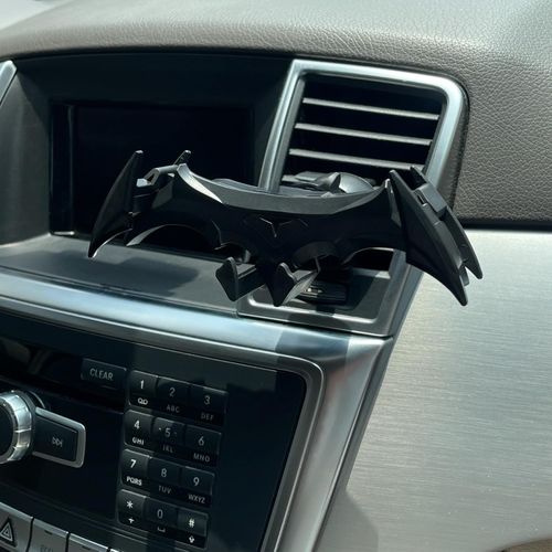 Bat Phone Holder for Car Vent, Cool Accessories, Gifts for Men, Universal Cell Phone Mount, Decorations Collectibles, Gravity Automatic Locking Hands-Free