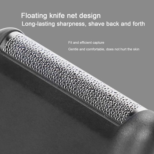 Men's Electric Shaver, USB-C Rechargeable, Ultra Thin Foil Razor, Beard & Sideburn Trimmer, Black