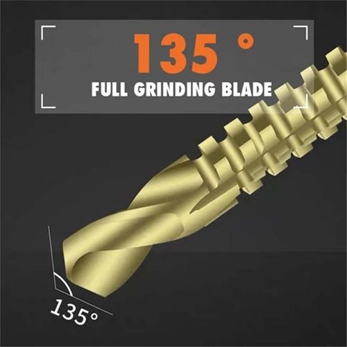 6PCS 3-8mm Saw Drill Bit HSS Composite Screw Tap Carpenter Woodworking Metal Hole Grooving Tools Quick Change Hex Shank