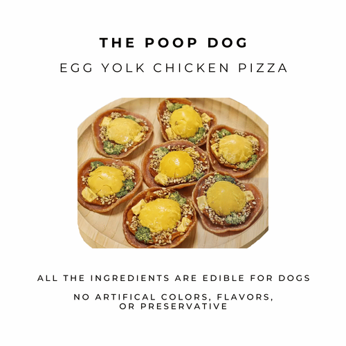 Egg Yolk Chicken Pizza