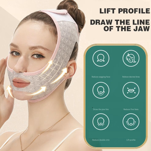 2Pcs Beauty Face Sculpting Sleep Mask