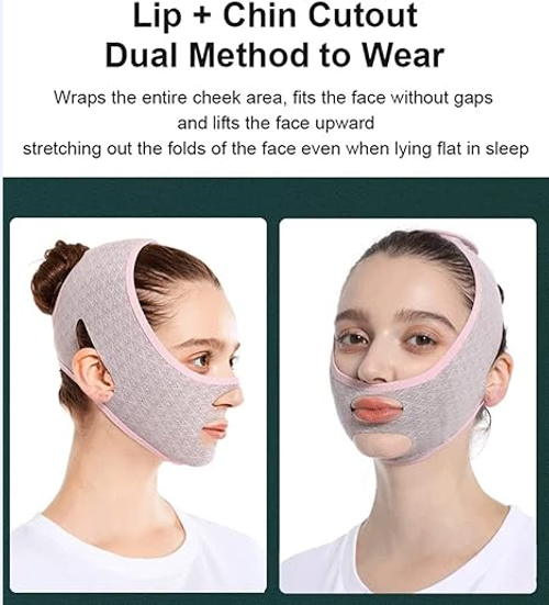 2Pcs Beauty Face Sculpting Sleep Mask