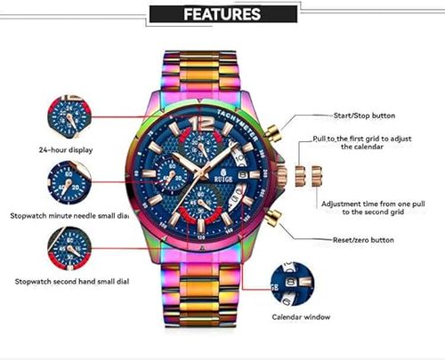 Men's Night Light Waterproof Fashion Trend Watch
