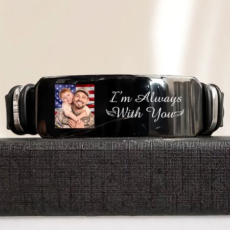 I Am Always With You - Custom Bracelet - Sympathy Gift