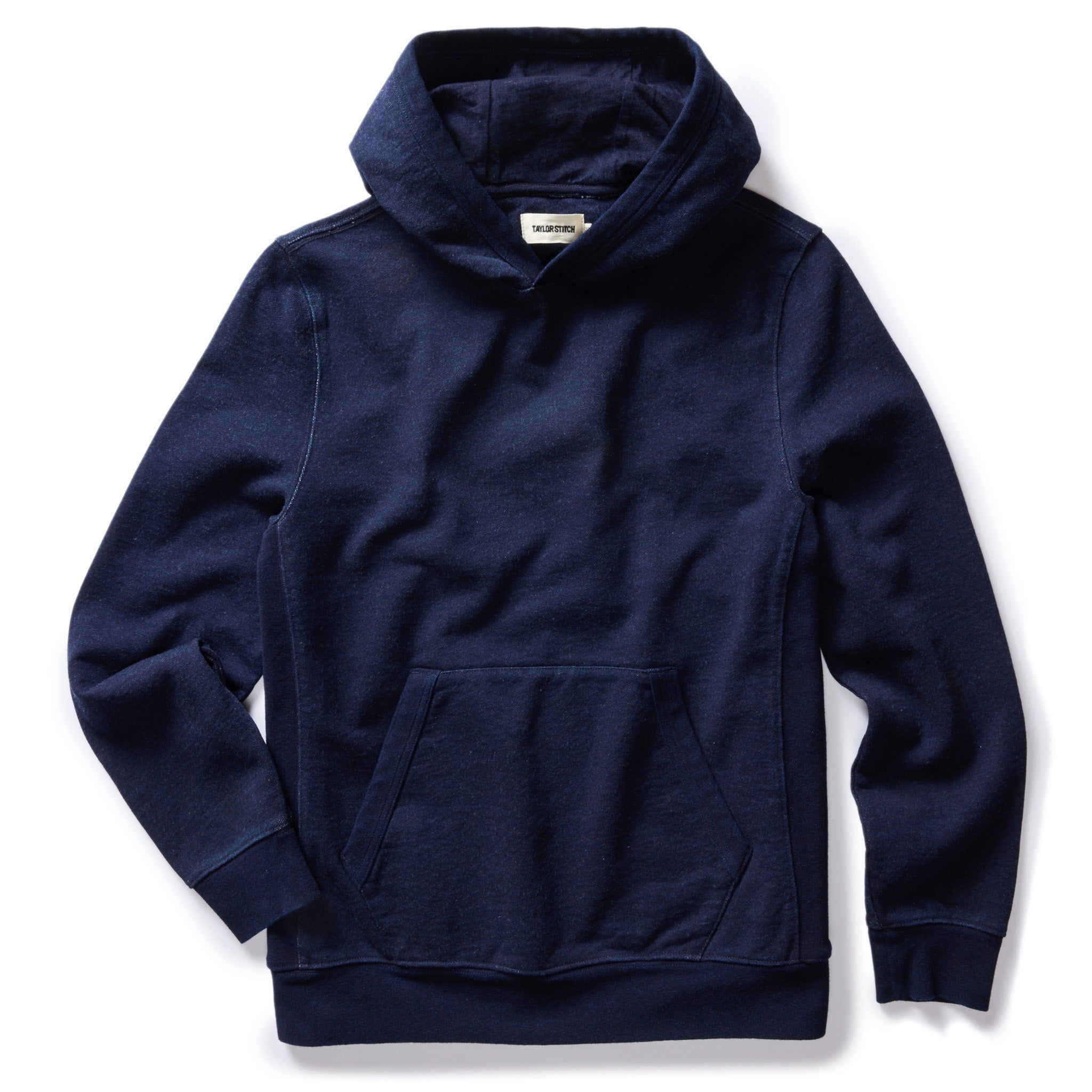 Auoun Apres Hoodie in Rinsed Indigo Terry