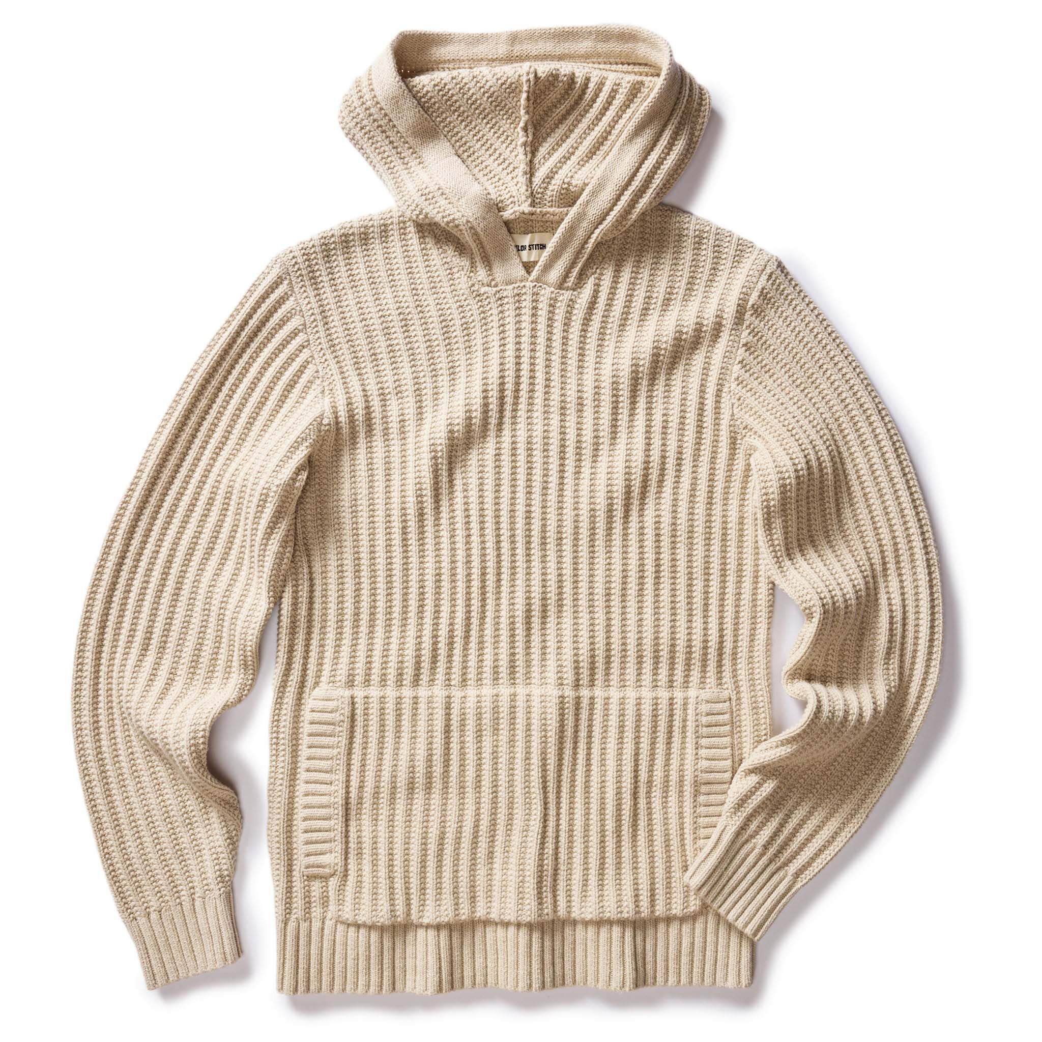 Auoun Bryan Pullover Sweater in Flax Melange