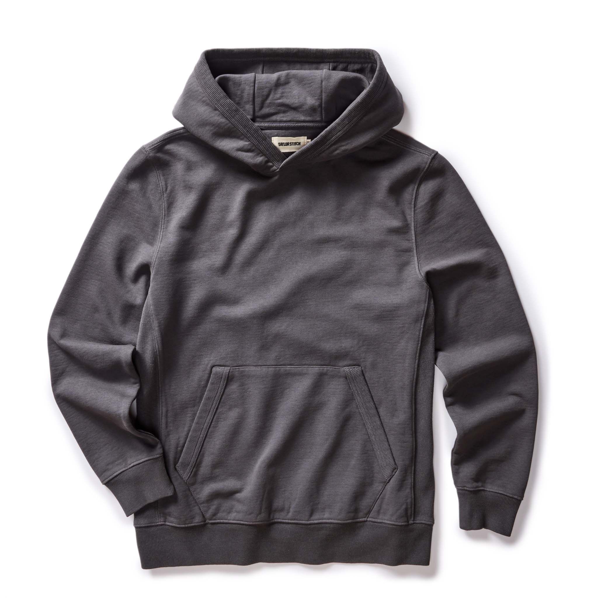 Auoun Cotton Hemp Hoodie in Asphalt