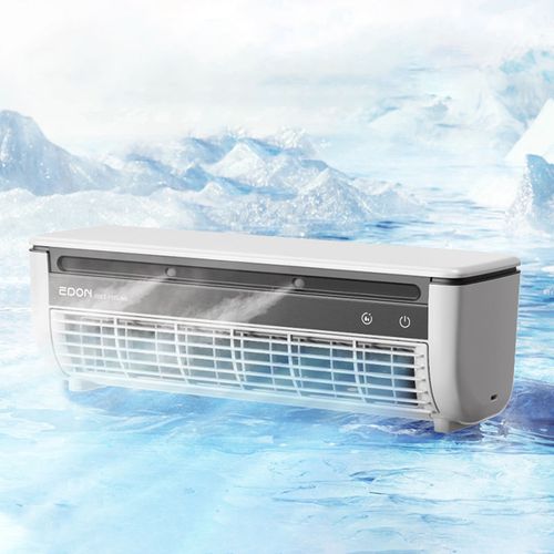 Wireless charging small air conditioner with cold fog function