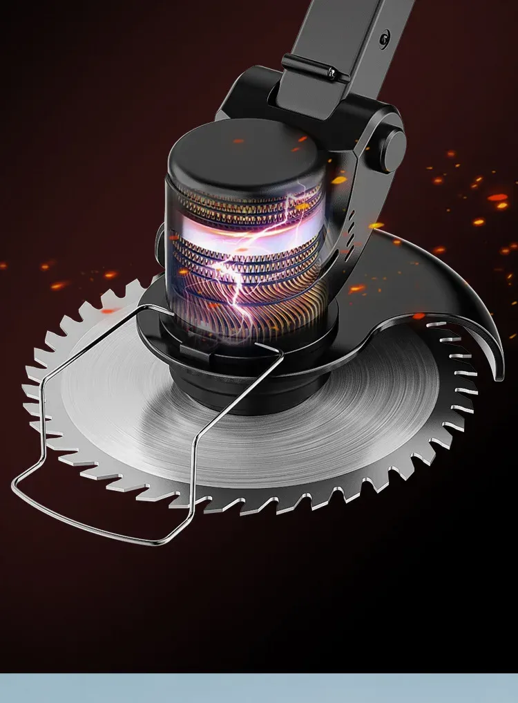 Wireless handheld multifunctional lithium battery weeding machine