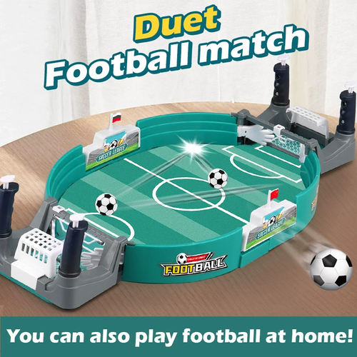 Double player tabletop soccer toy