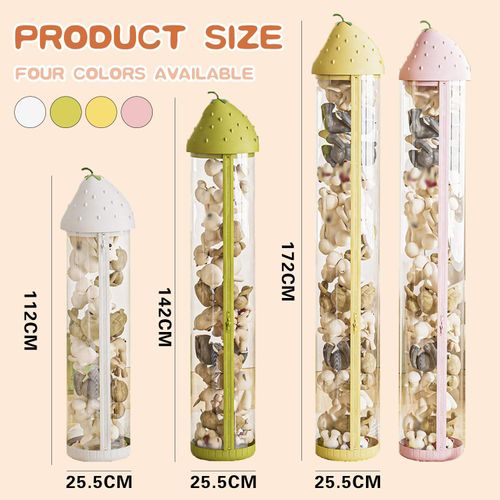 Toy zipper storage bucket with lighting