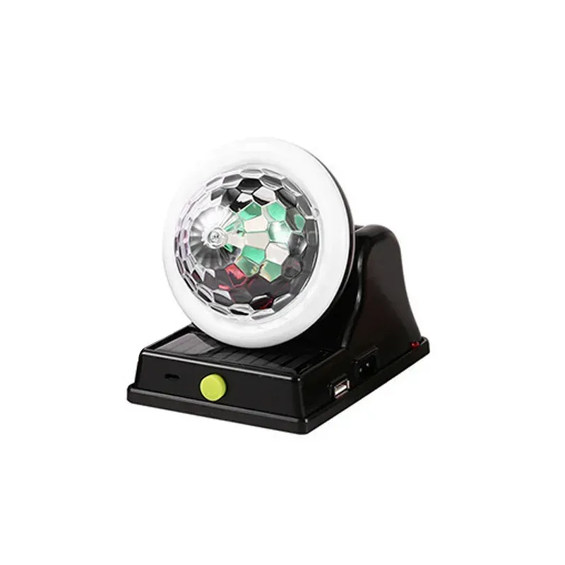 Disco Light Solar Charging Colorful Magic Ball RGB Atmosphere Light