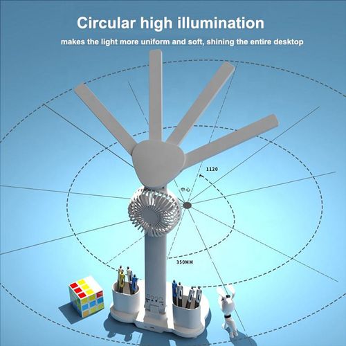 Eye-protecting rechargeable bedside lamp for desk reading and multi-functional lighting