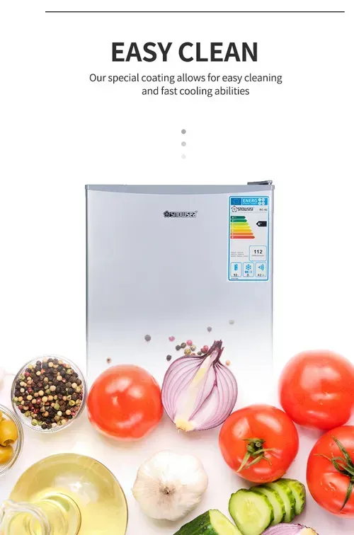 BC-92 Snowsea Defrosting Single Door Countertop Room Refrigerator Mini Countertop Refrigerator Top Freezer Refrigerator for Home Kitchen