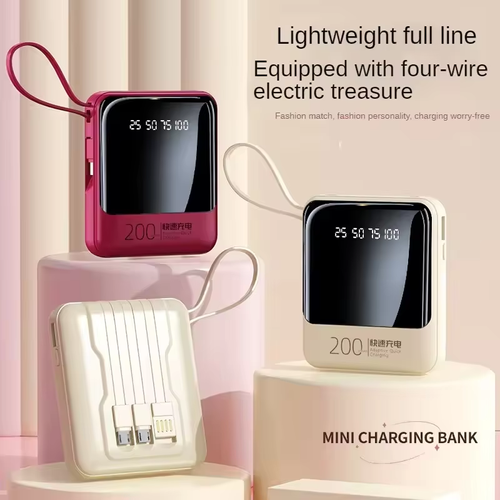 20000mAh large-capacity mini portable fast-charging power bank
